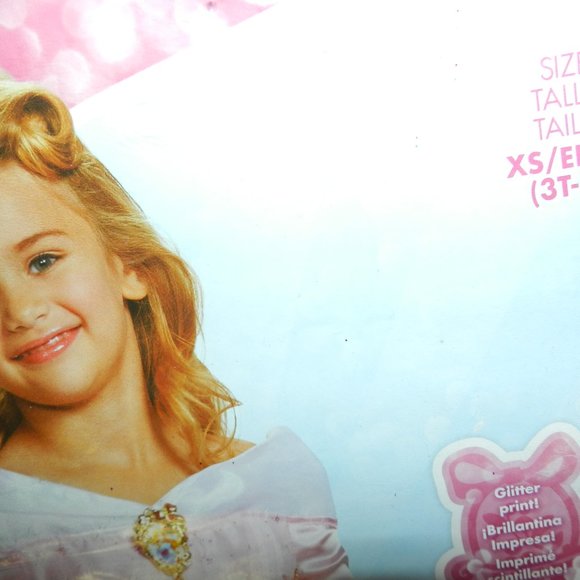 Sleeping Beauty Aurora Prestige Disney Princess Costume XS 3T-4T🆕⌚🏃⚡💨🚚 - Picture 7 of 16